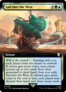 Sail into the West (Extended Art) (LTC-149) [Tales of Middle-earth Commander]