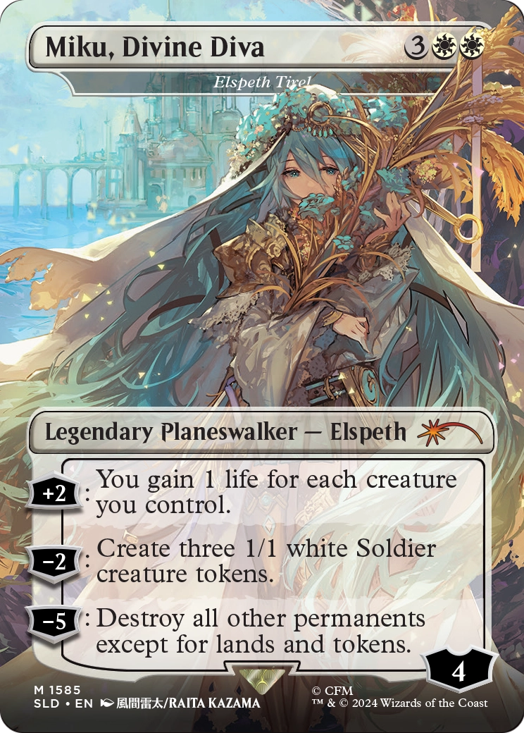 Elspeth Tirel (SLD-1585) (Borderless) [Secret Lair Drop]