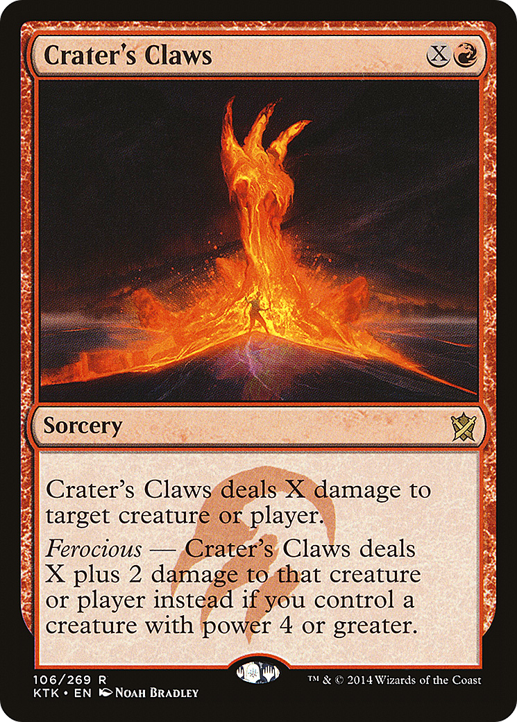 Crater's Claws (KTK-106) [Khans of Tarkir] Foil