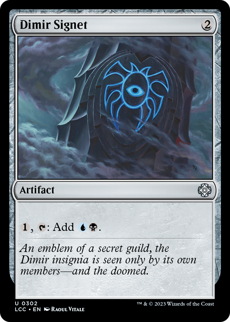 Dimir Signet (LCC-302) [The Lost Caverns of Ixalan Commander]