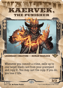 Kaervek, the Punisher (OTJ-289) [Outlaws of Thunder Junction]: (Showcase) (Borderless) Foil