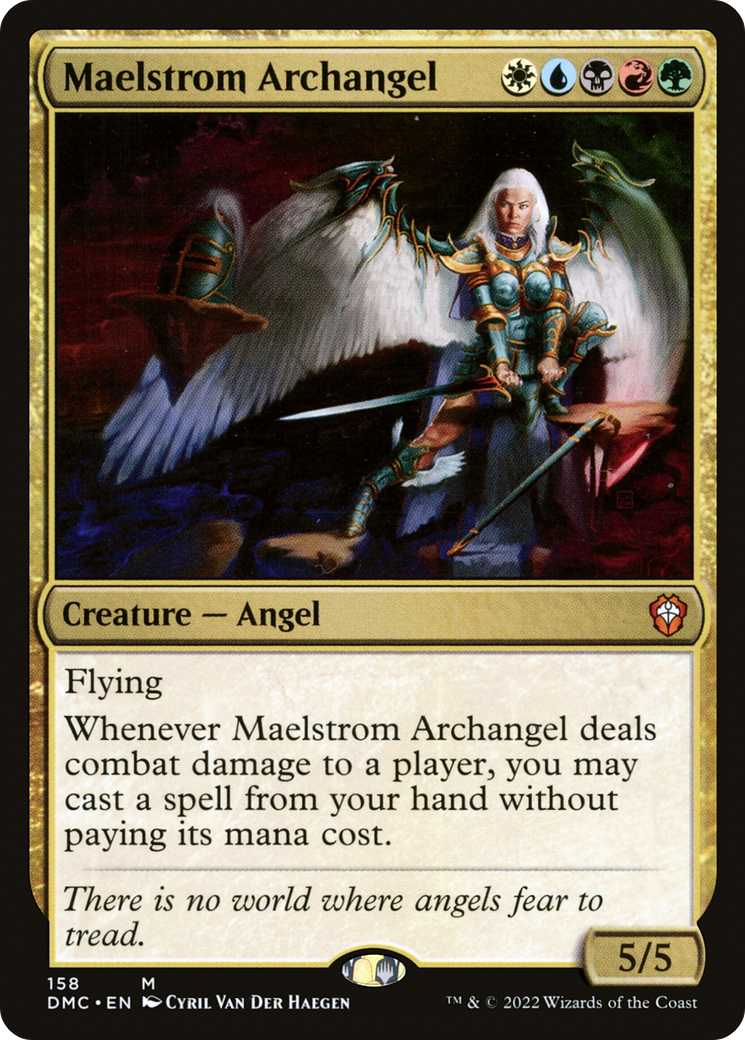 Maelstrom Archangel (DMC-158) [Dominaria United Commander]