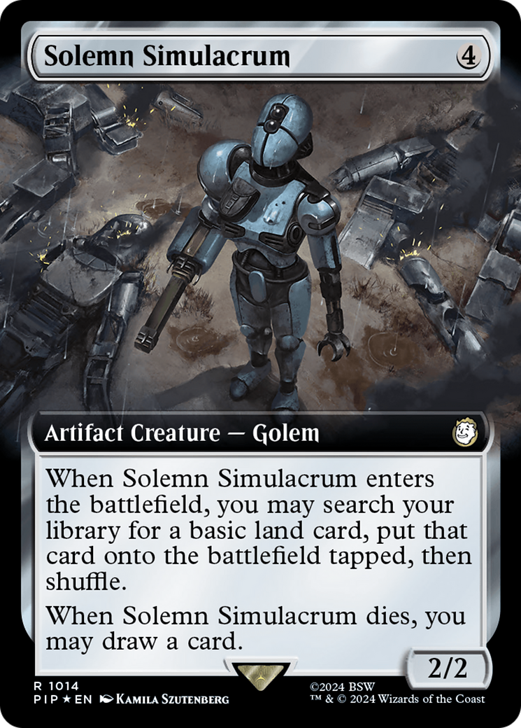 Solemn Simulacrum (PIP-1014) [Fallout]: (Extended Art) Foil