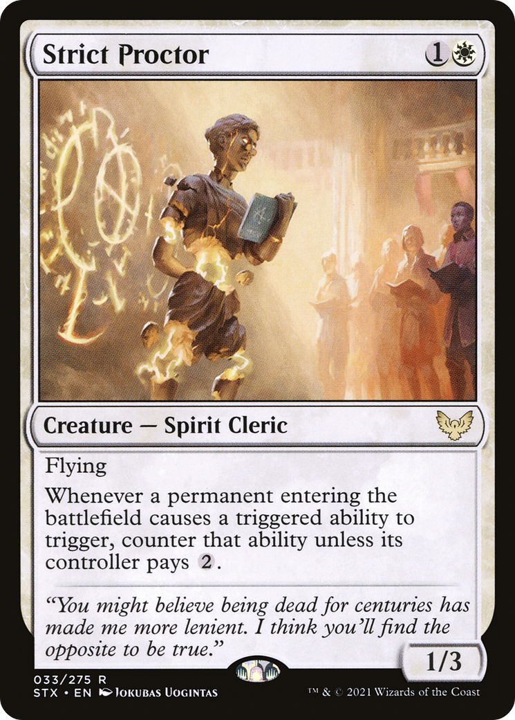 Strict Proctor (STX-033) [Strixhaven: School of Mages]