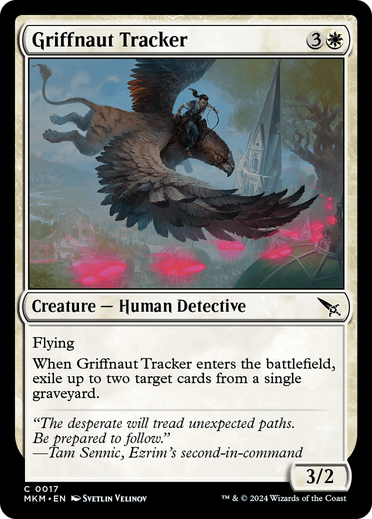 Griffnaut Tracker (MKM-017) [Murders at Karlov Manor]