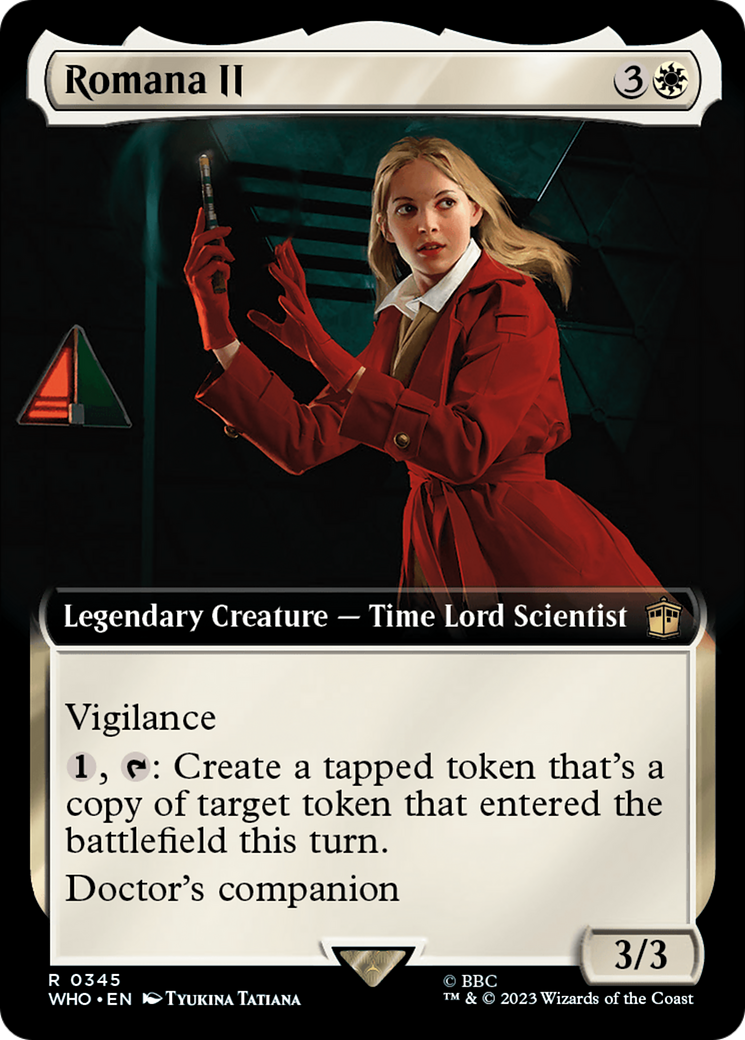 Romana II (WHO-345) [Doctor Who]: (Extended Art) Foil