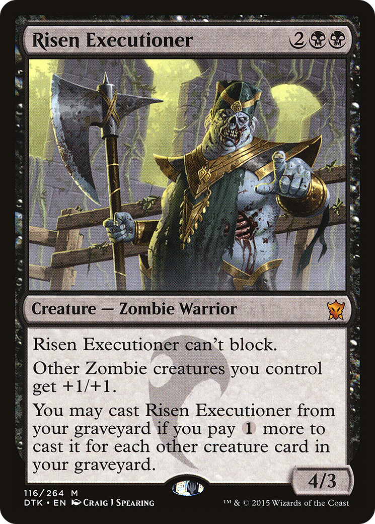 Risen Executioner (DTK-116) [Dragons of Tarkir]