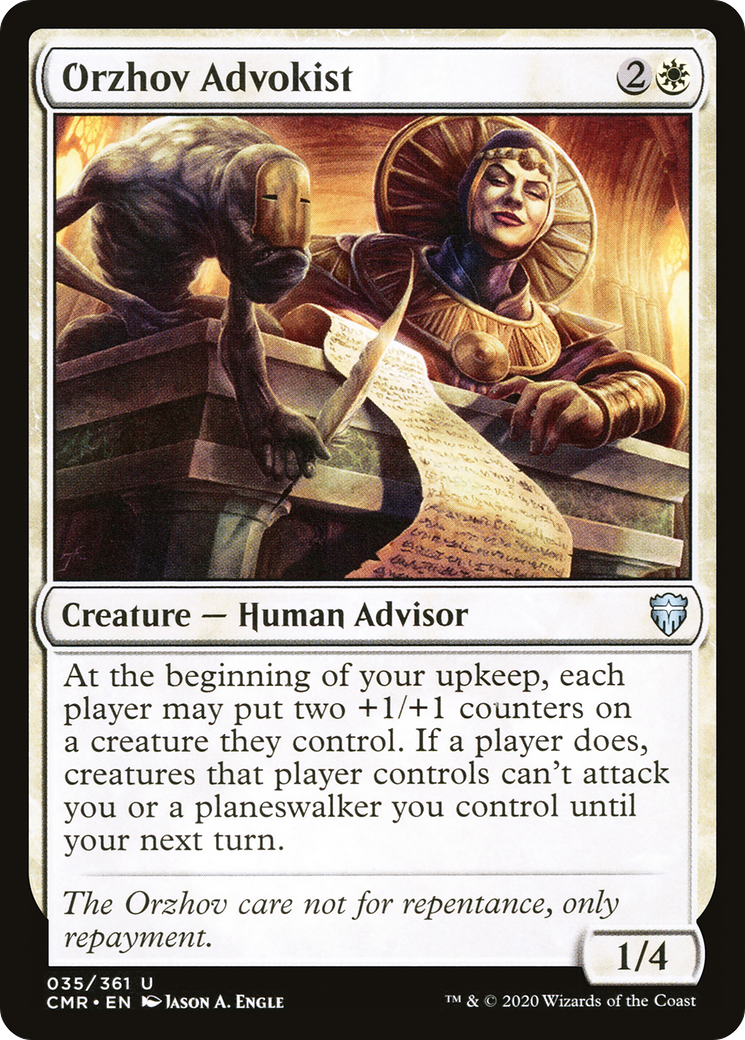 Orzhov Advokist (CMR-035) [Commander Legends]