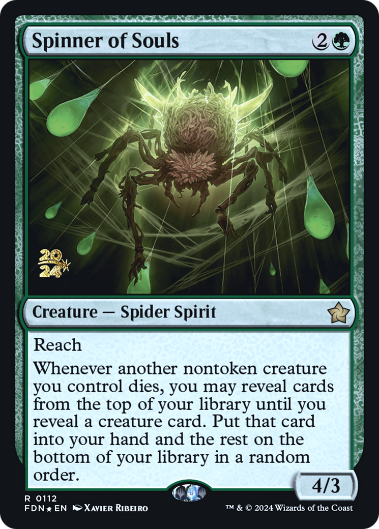 Spinner of Souls (PRE-112S) [Foundations Promos] Foil
