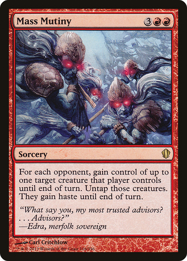 Mass Mutiny (C13-116) [Commander 2013]