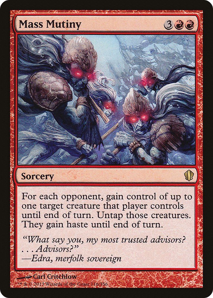 Mass Mutiny (C13-116) [Commander 2013]
