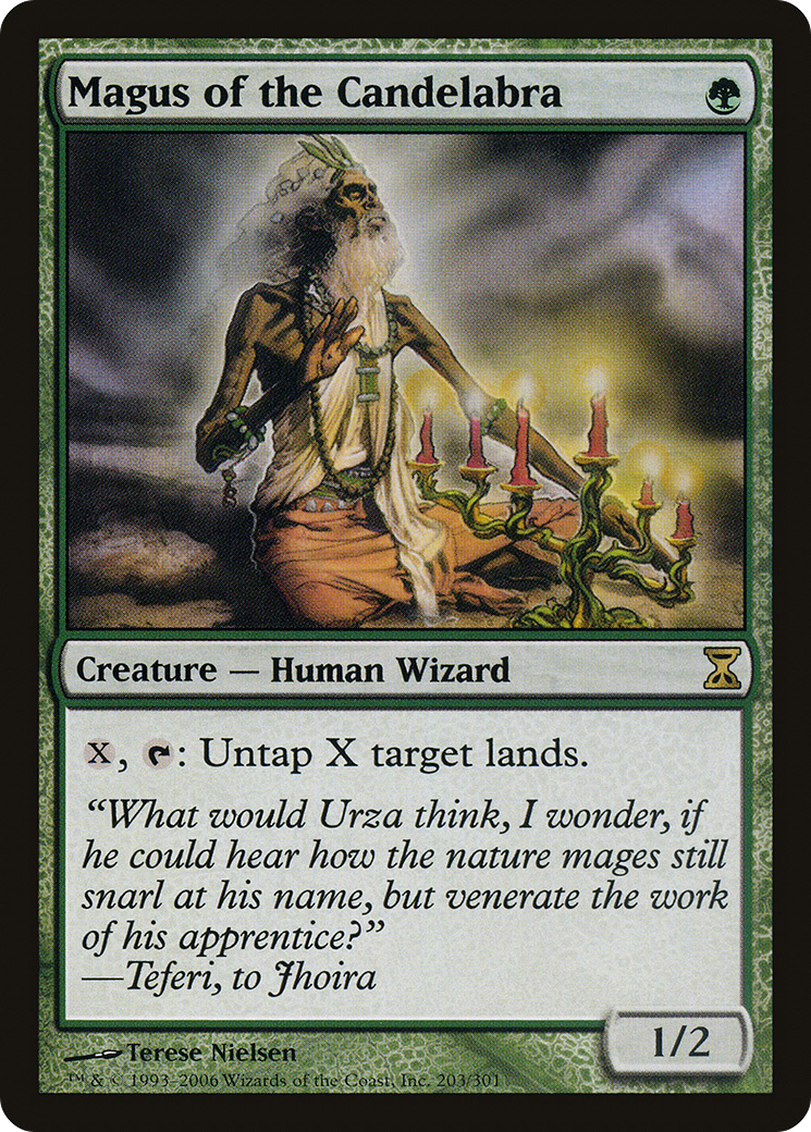 Magus of the Candelabra (TSP-203) [Time Spiral] Foil