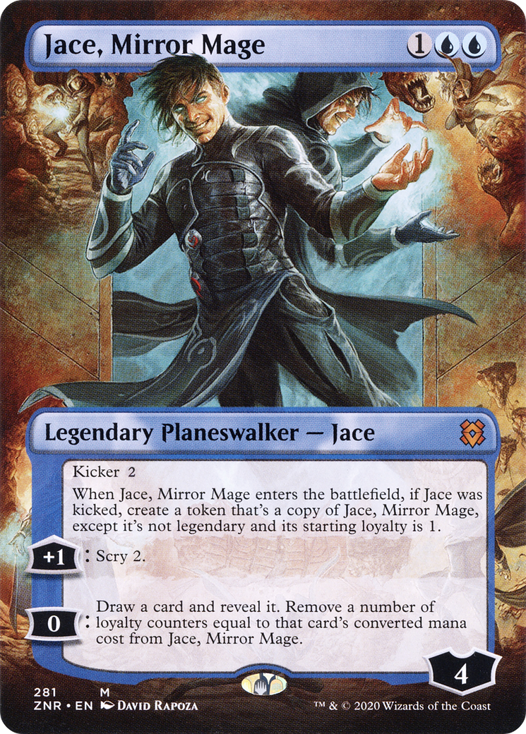Jace, Mirror Mage (Borderless) (ZNR-281) (Borderless) [Zendikar Rising]