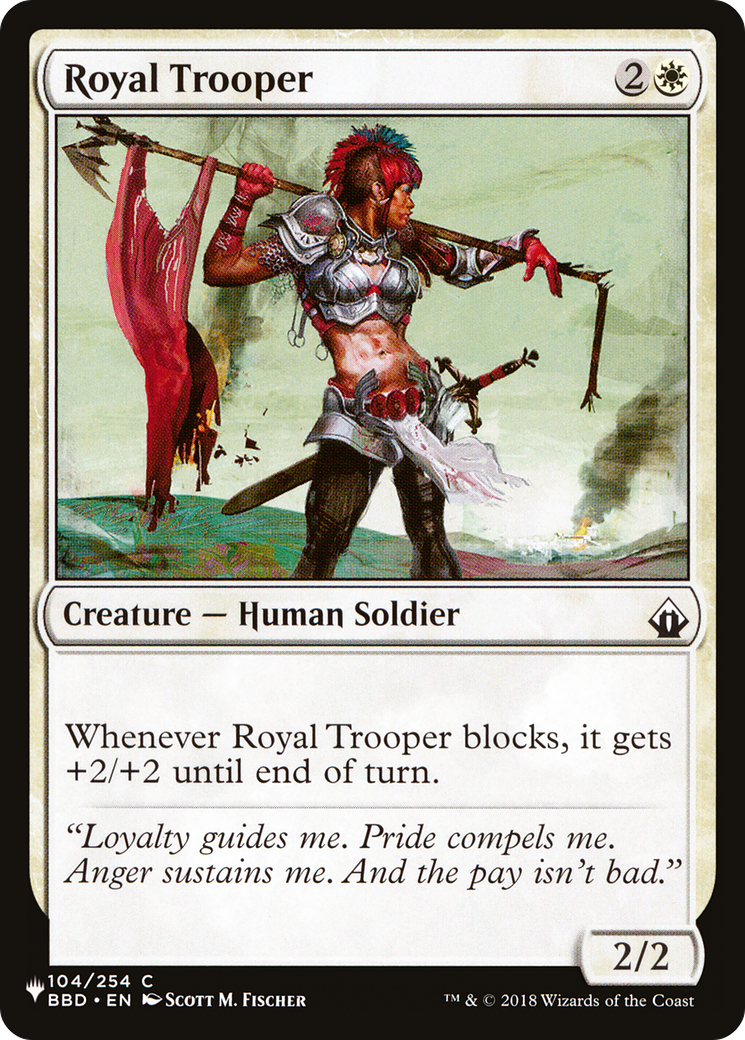 Royal Trooper (LIST-BBD-104) [The List] Foil