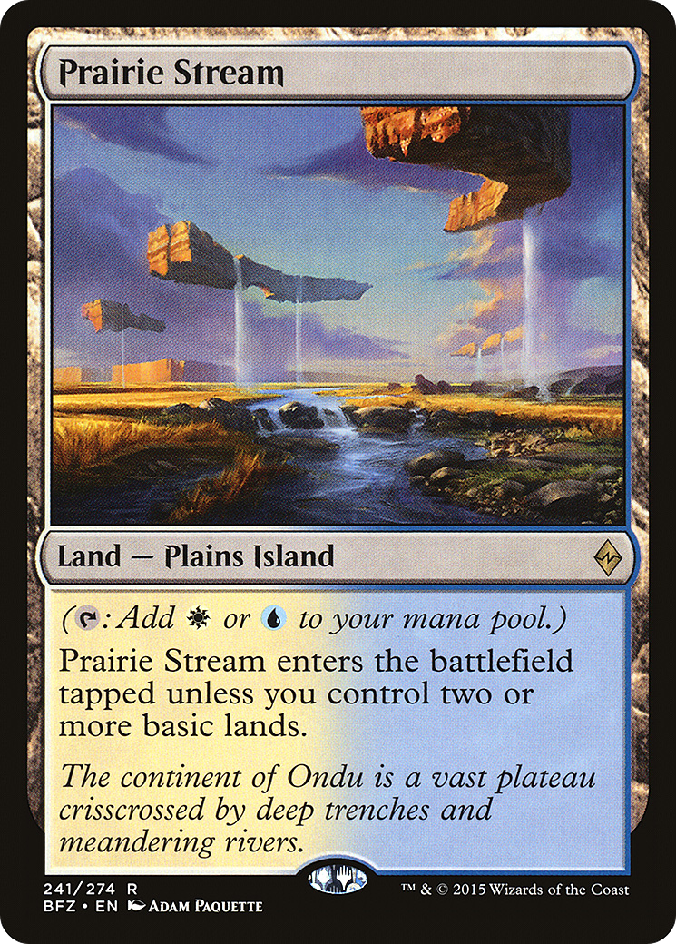 Prairie Stream (BFZ-241) [Battle for Zendikar] Foil