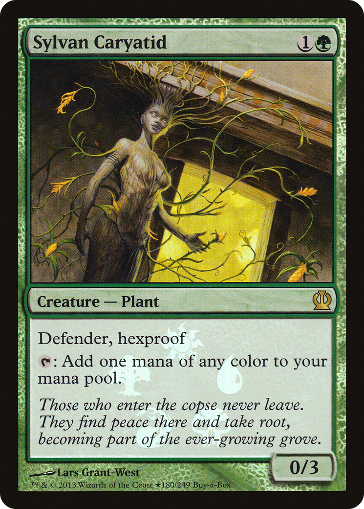 Sylvan Caryatid (BABP-180★) [Theros Promos] Foil