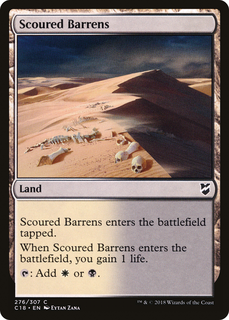 Scoured Barrens (C18-276) [Commander 2018]