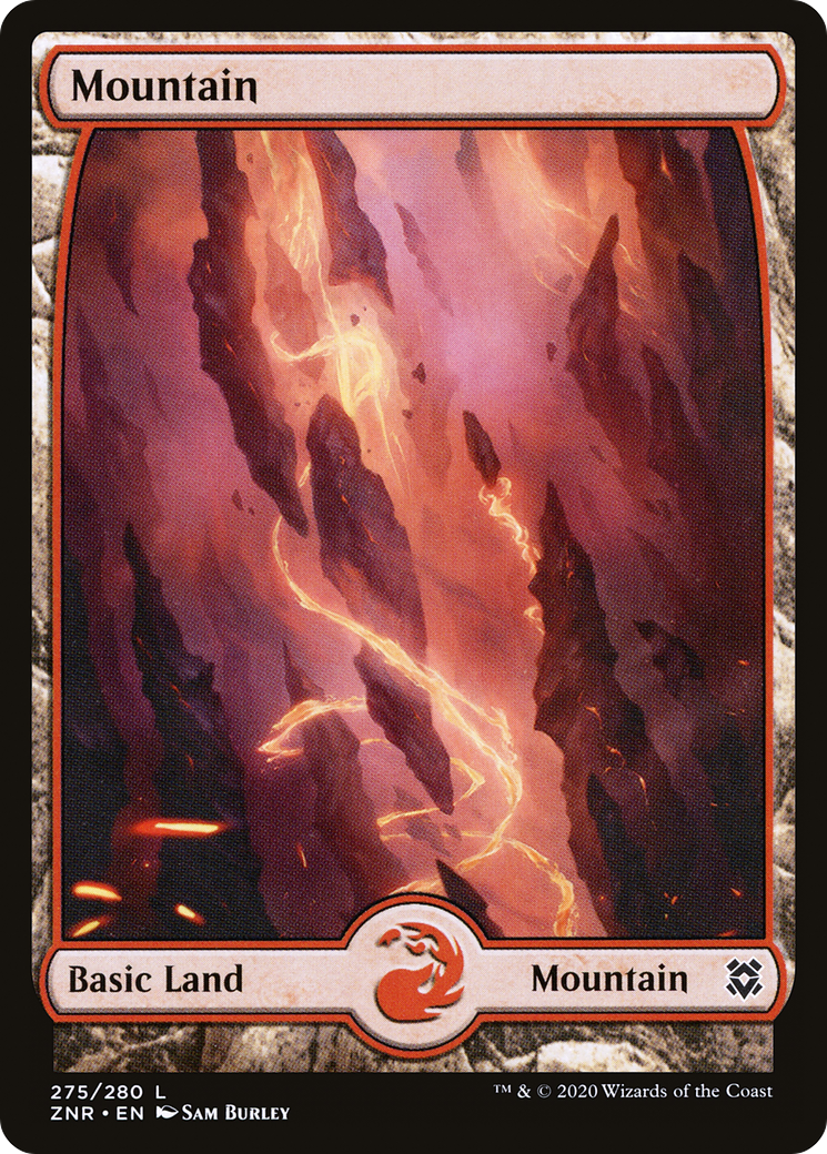 Mountain (275) - Full Art (ZNR-275) [Zendikar Rising]