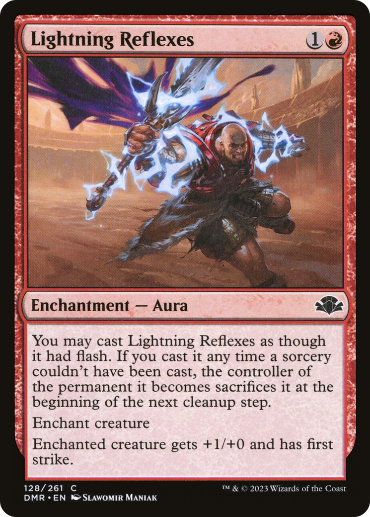 Lightning Reflexes (DMR-128) [Dominaria Remastered] Foil