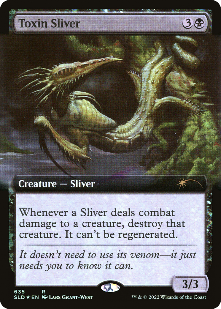 Toxin Sliver (SLD-635) [Secret Lair Drop]: (Extended Art) Foil