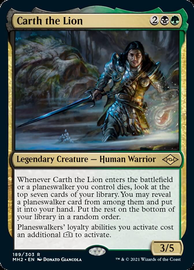 Carth the Lion (MH2-189) [Modern Horizons 2]
