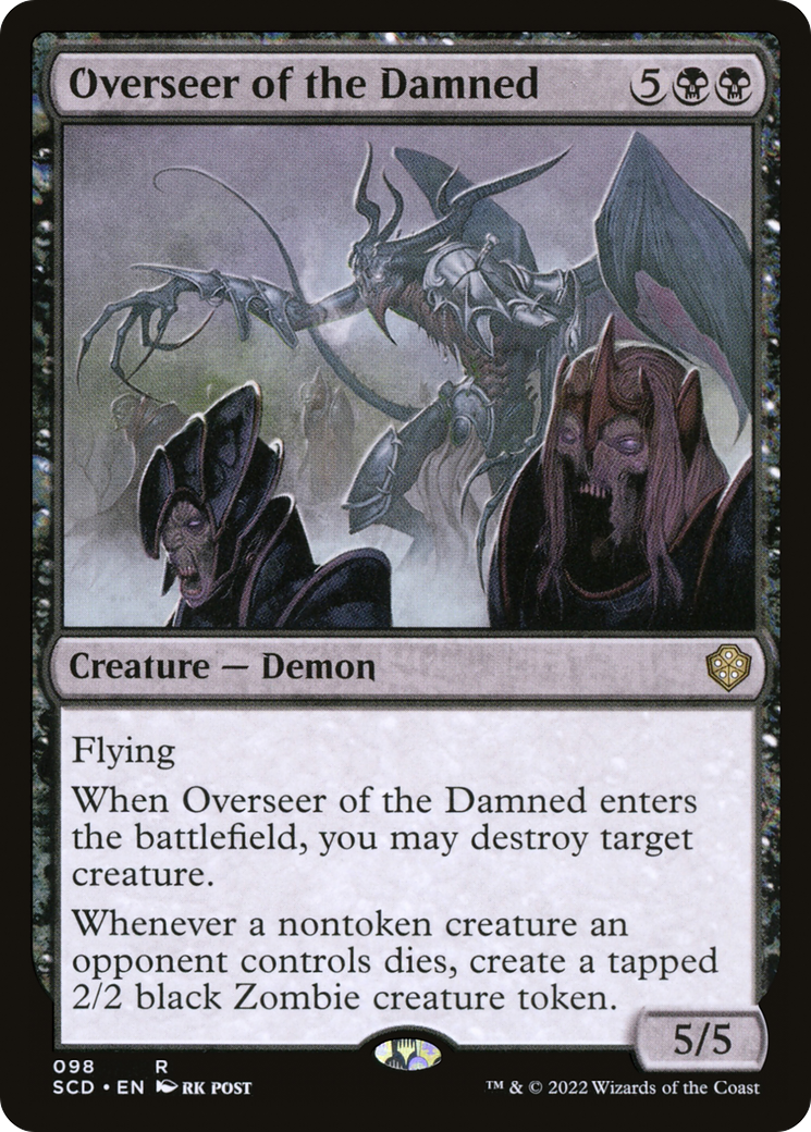 Overseer of the Damned (SCD-098) [Starter Commander Decks]