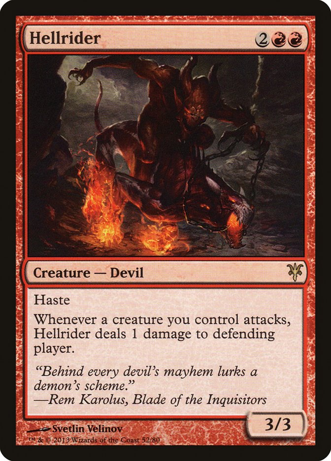 Hellrider (DDK-052) [Duel Decks: Sorin vs. Tibalt]