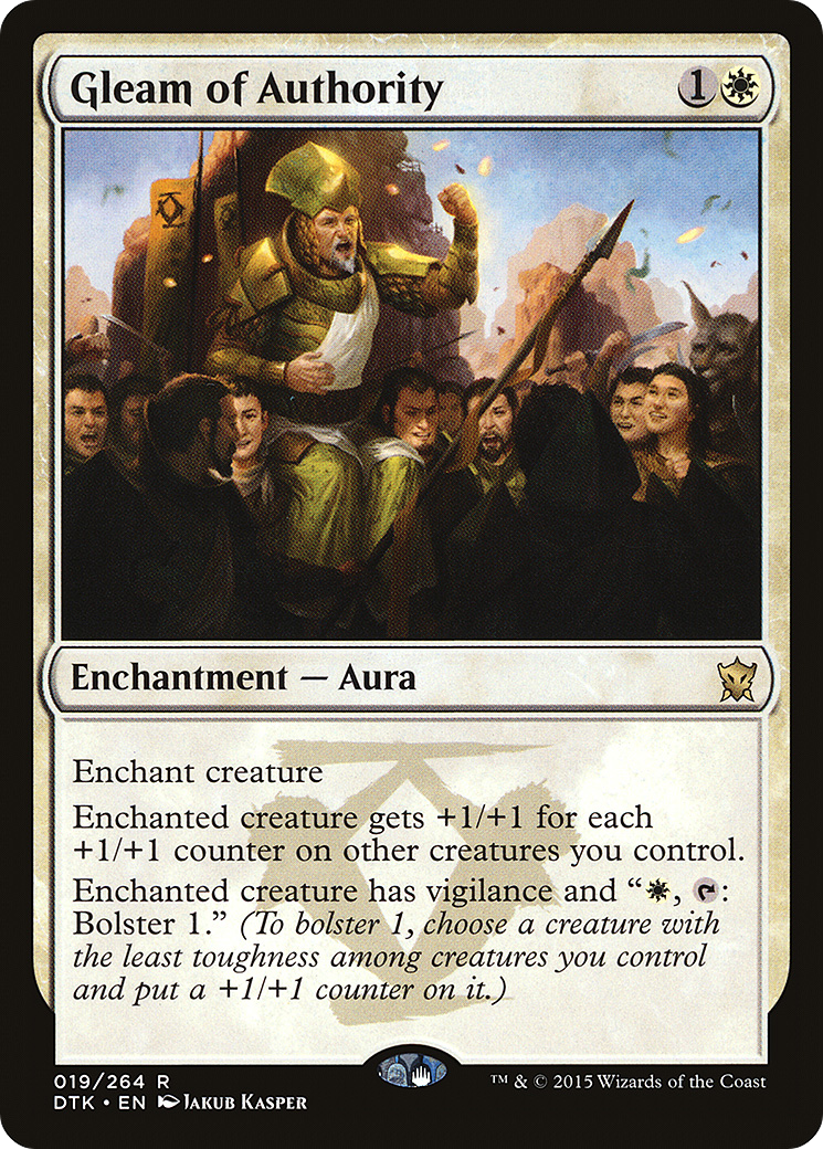 Gleam of Authority (DTK-019) [Dragons of Tarkir]