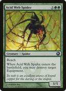 Acid Web Spider (SOM-108) [Scars of Mirrodin]