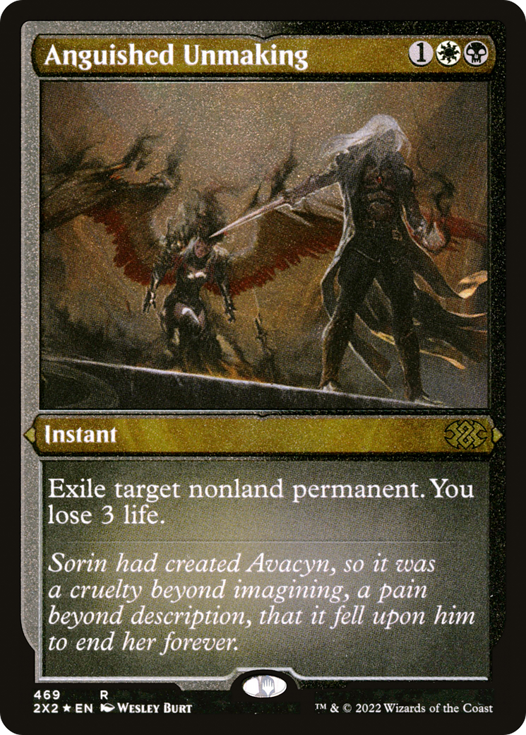 Anguished Unmaking (2X2-469) [Double Masters 2022] Etched Foil