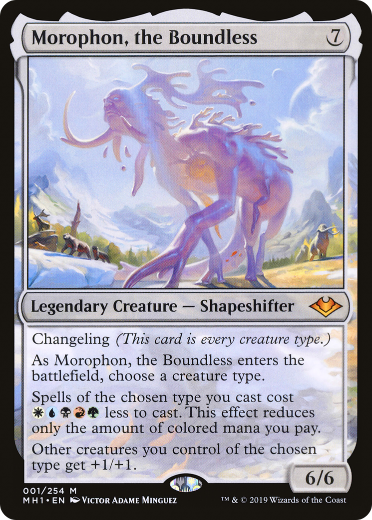 Morophon, the Boundless (MH1-001) [Modern Horizons] Foil
