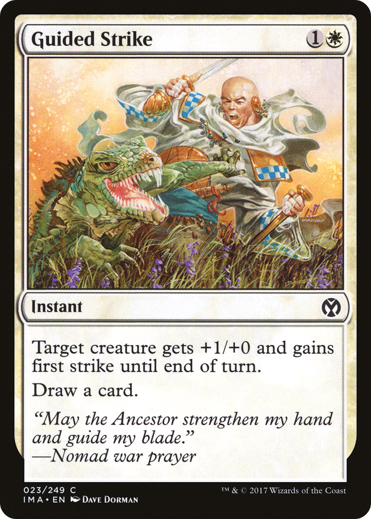 Guided Strike (IMA-023) [Iconic Masters] Foil