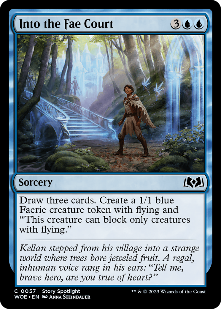 Into the Fae Court (WOE-057) [Wilds of Eldraine] Foil