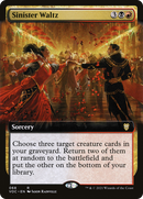 Sinister Waltz (Extended Art) (VOC-068) [Crimson Vow Commander]