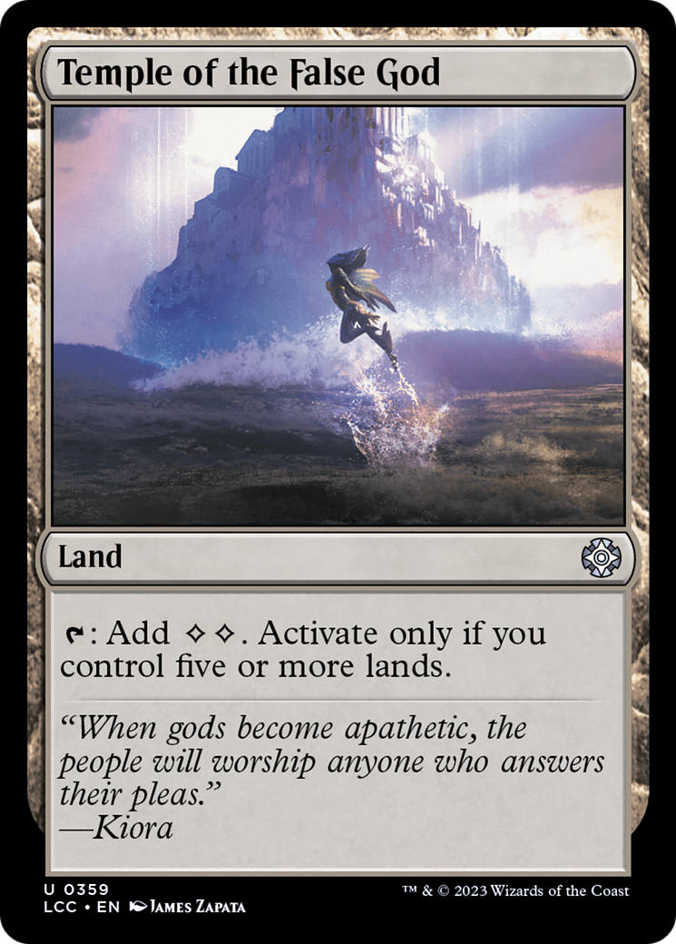 Temple of the False God (LCC-359) [The Lost Caverns of Ixalan Commander]