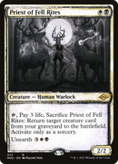 Priest of Fell Rites (Showcase) (MH2-372) [Modern Horizons 2]