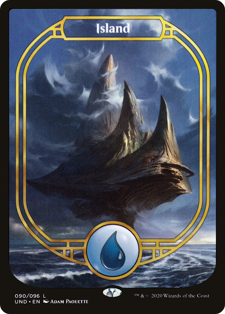 Island (UND-090) [Unsanctioned] Foil