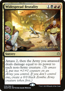 Widespread Brutality (PRE-226S) [War of the Spark Promos] Foil