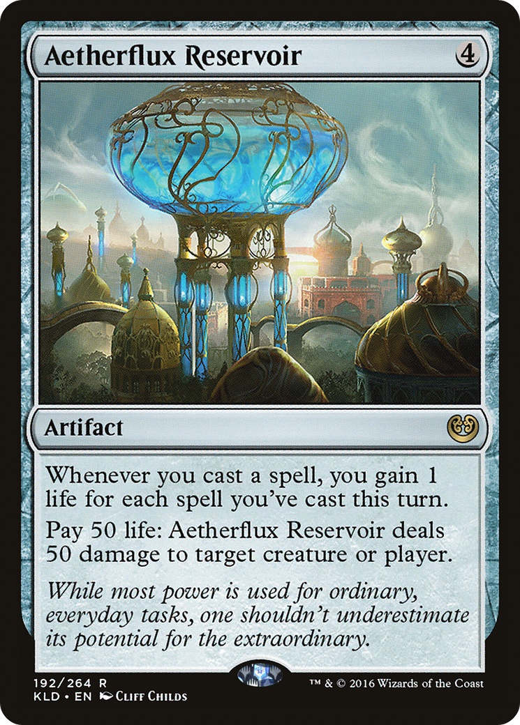 Aetherflux Reservoir (KLD-192) [Kaladesh] Foil
