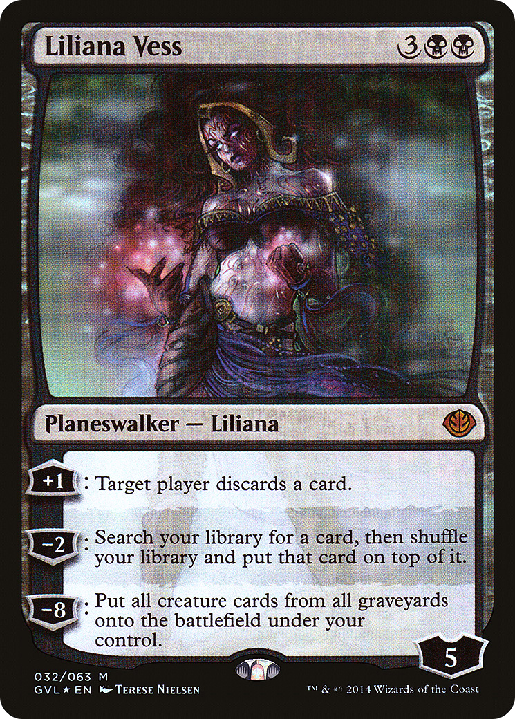 Liliana Vess (DD3-032) [Duel Decks Anthology: Garruk vs. Liliana] Foil