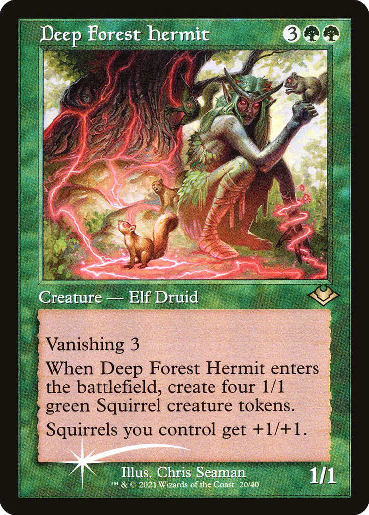 Deep Forest Hermit (Retro Frame) (MH1-020) [Modern Horizons 1 Timeshifts] Foil