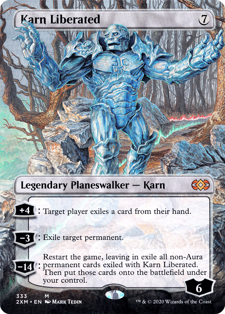Karn Liberated (2XM-333) [Double Masters] (Borderless) Foil