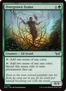 Overgrown Zealot (DSK-193) [Duskmourn: House of Horror] Foil