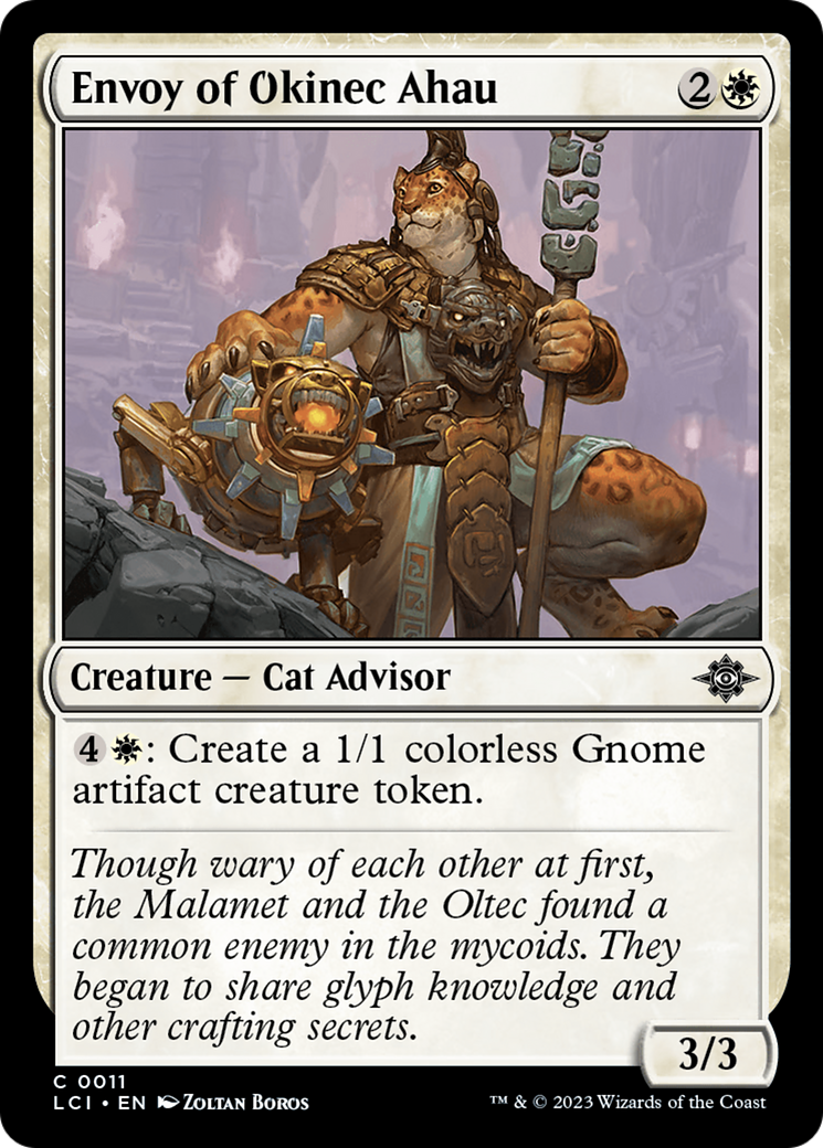 Envoy of Okinec Ahau (LCI-011) [The Lost Caverns of Ixalan] Foil