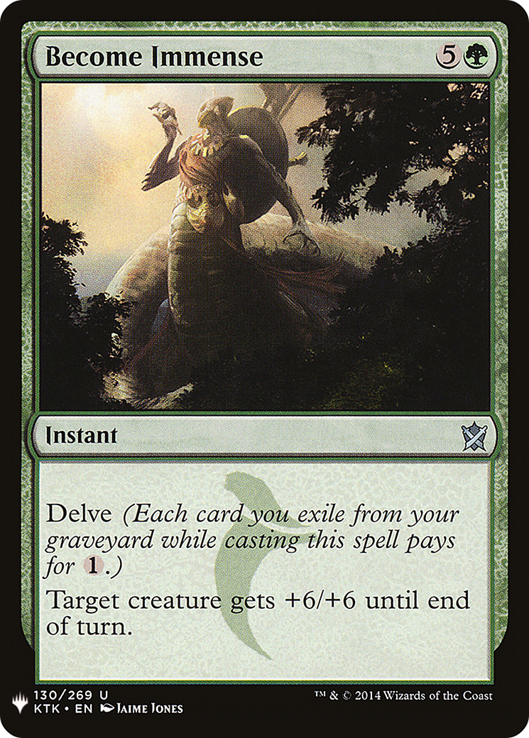 Become Immense (LIST-KTK-130) [The List]