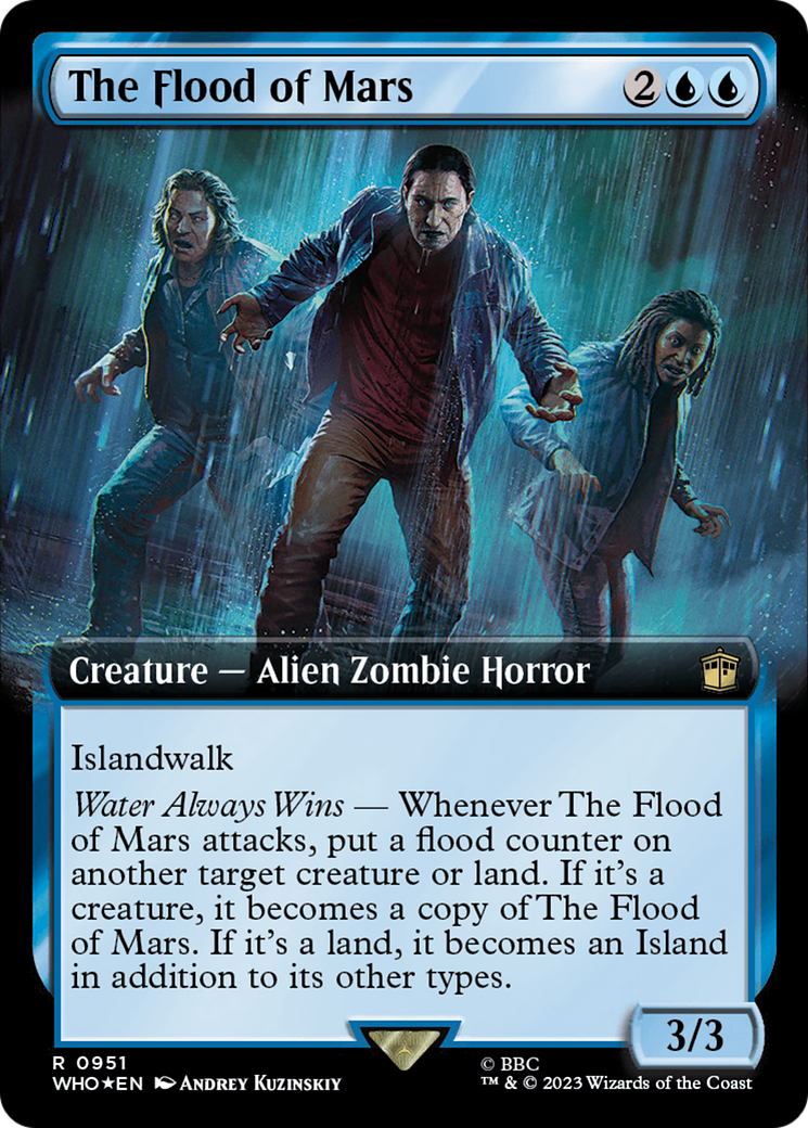 The Flood of Mars (WHO-951) [Doctor Who]: (Extended Art) Foil
