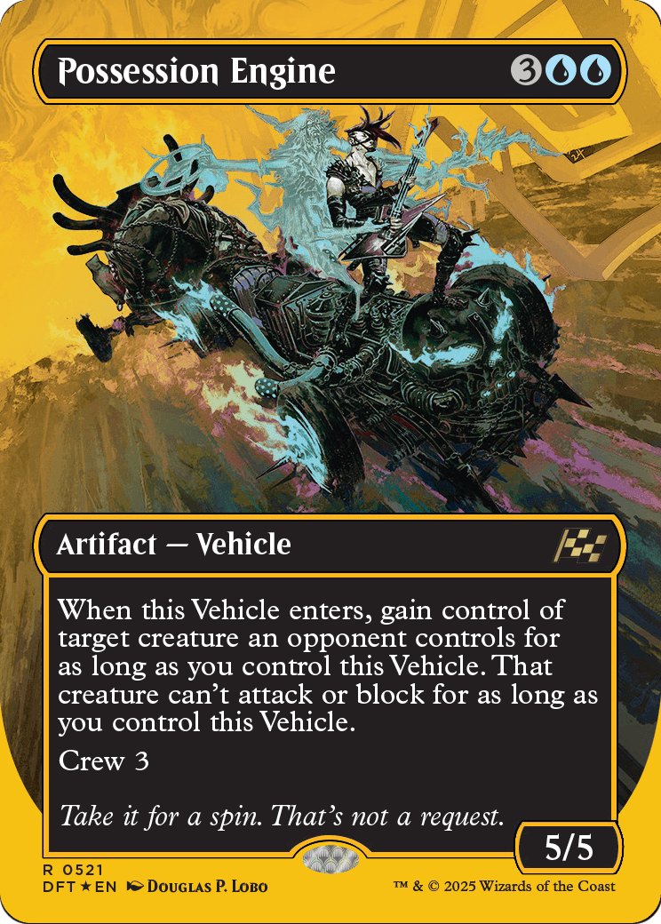 Possession Engine (Borderless) (First-Place Foil) (DFT-521) [Aetherdrift] Foil