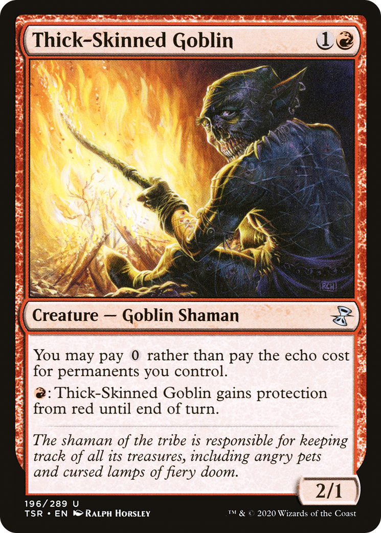 Thick-Skinned Goblin (TSR-196) [Time Spiral Remastered] Foil