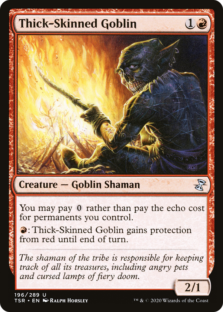 Thick-Skinned Goblin (TSR-196) [Time Spiral Remastered]