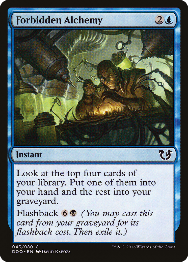 Forbidden Alchemy (DDQ-043) [Duel Decks: Blessed vs. Cursed]